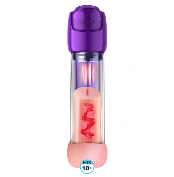 LeYi - WaterSpa Vacuum Trainer Masturbator Cup (Chargeable - Purple)